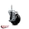 Service Caster 4 Inch Soft Rubber Wheel Swivel 34 Inch Threaded Stem Caster with Brake SCC SCC-TS20S414-SRS-TLB-34212 - alternate 4